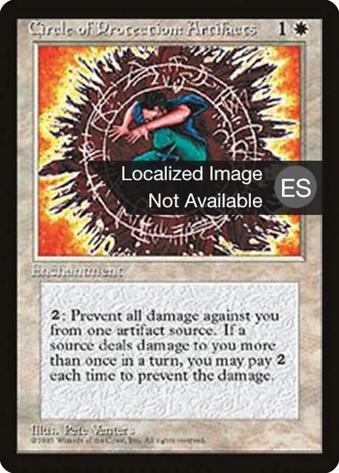 Circle of Protection: Artifacts (Fourth Edition Foreign Black Border)