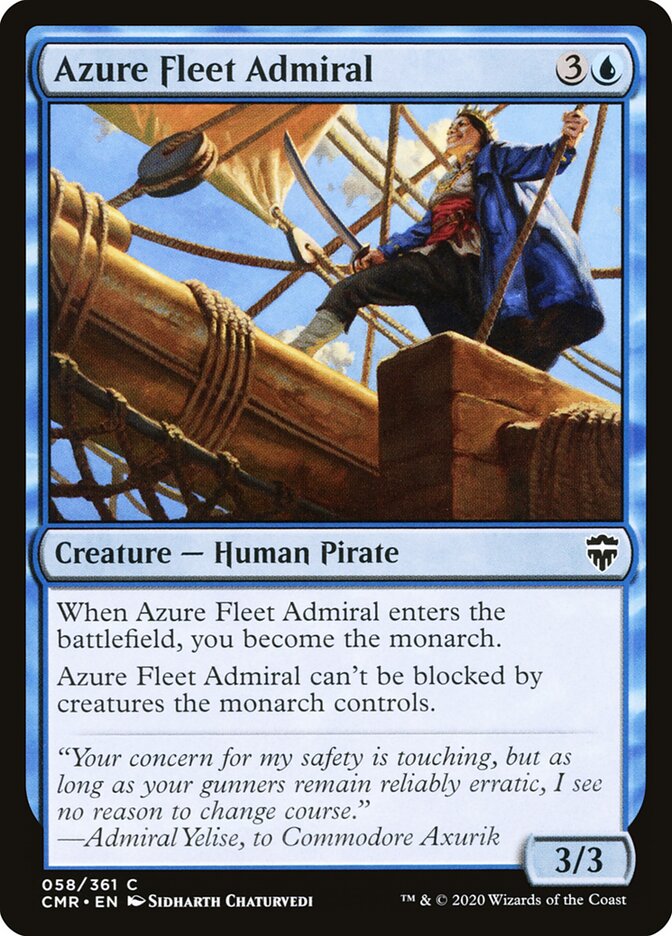 Azure Fleet Admiral (Commander Legends)