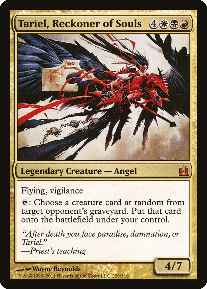 Tariel, Reckoner of Souls (Commander 2011)