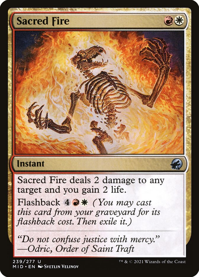 Sacred Fire (Innistrad: Midnight Hunt)