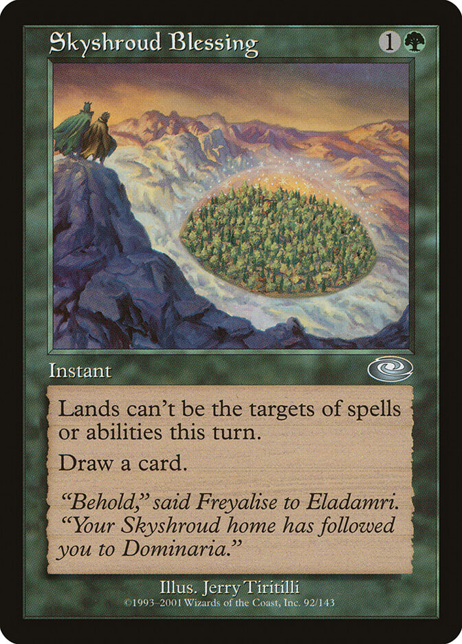 Skyshroud Blessing (Planeshift)
