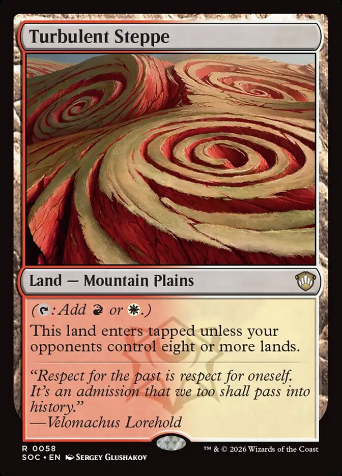 Turbulent Steppe (Secrets of Strixhaven Commander)