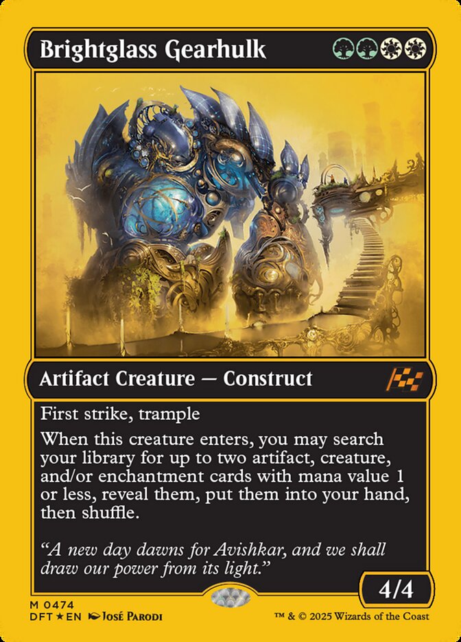 Brightglass Gearhulk (Aetherdrift)