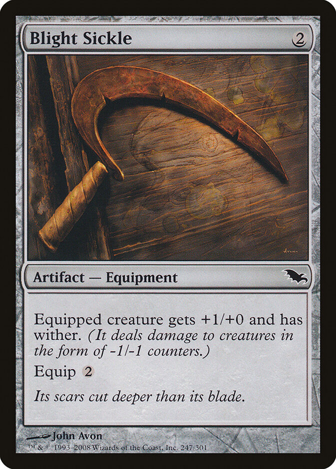 Blight Sickle (Shadowmoor)