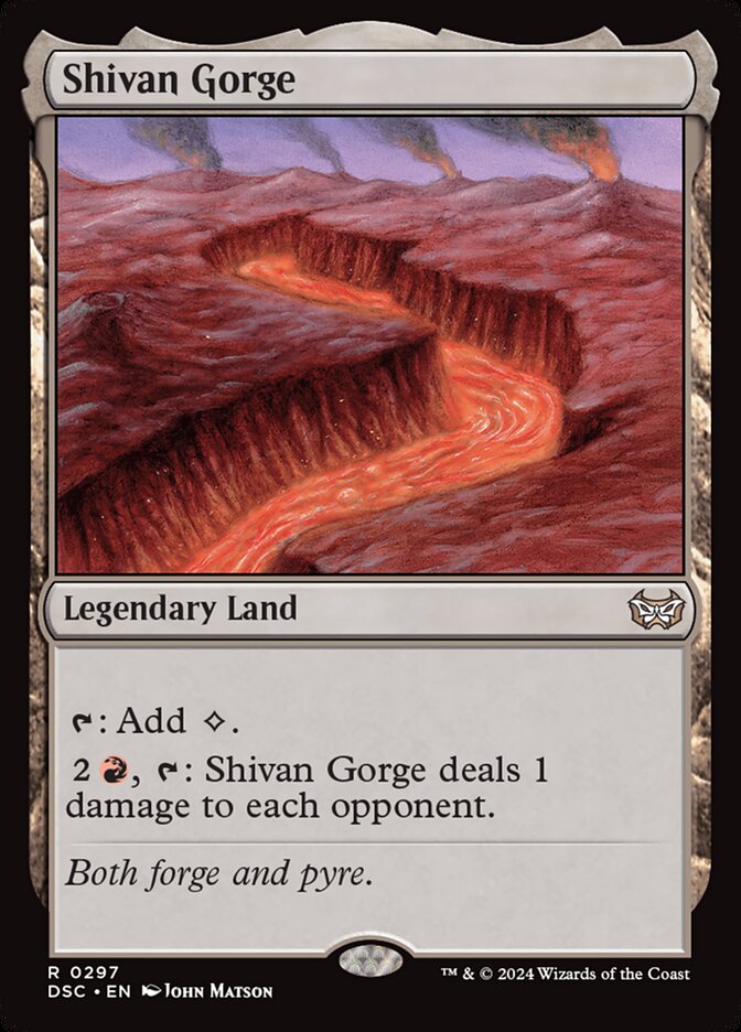 Shivan Gorge (Duskmourn: House of Horror Commander)