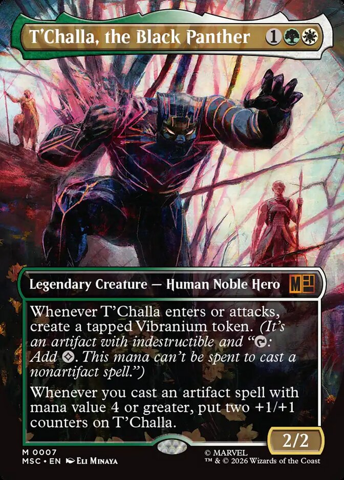 T'Challa, the Black Panther (Marvel Super Heroes Commander)