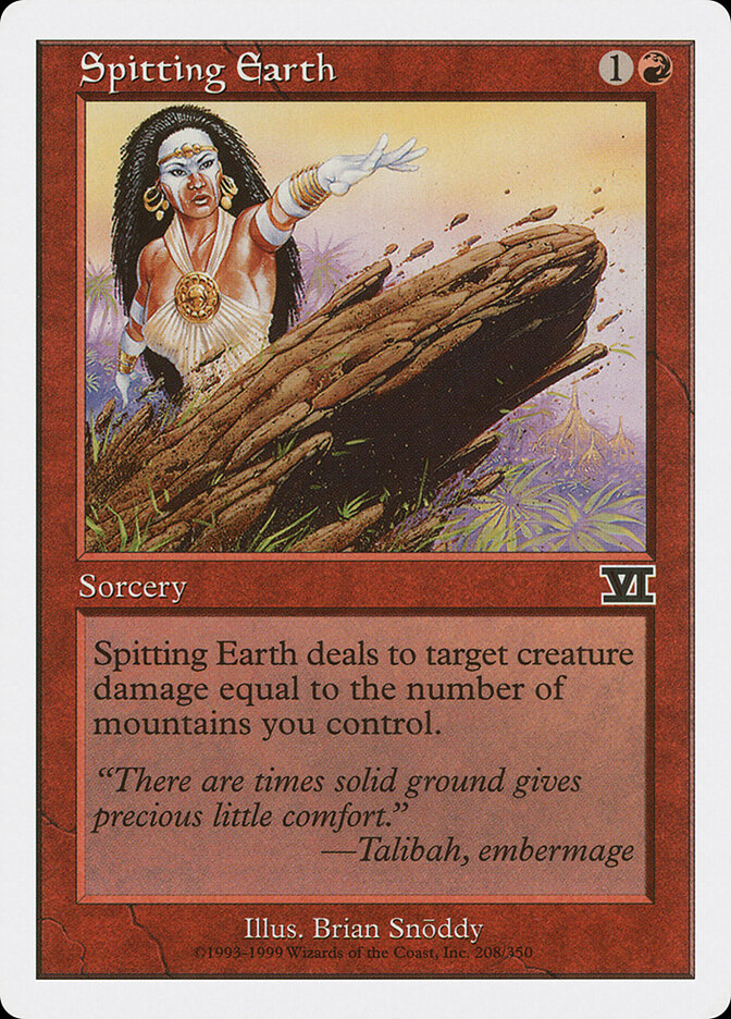 Spitting Earth (Classic Sixth Edition)