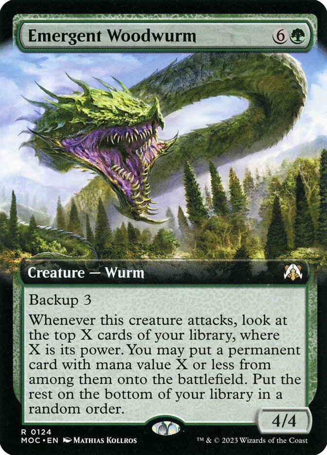 Emergent Woodwurm (March of the Machine Commander)