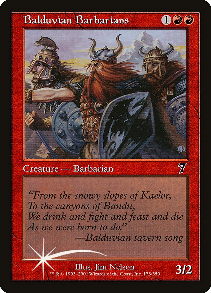 Balduvian Barbarians (Seventh Edition)