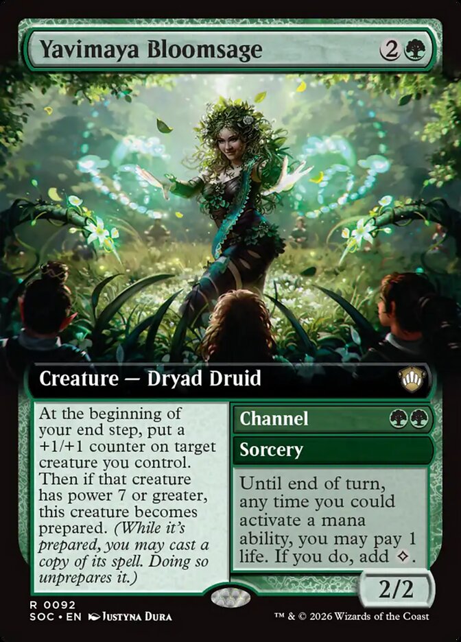 Yavimaya Bloomsage // Channel (Secrets of Strixhaven Commander)