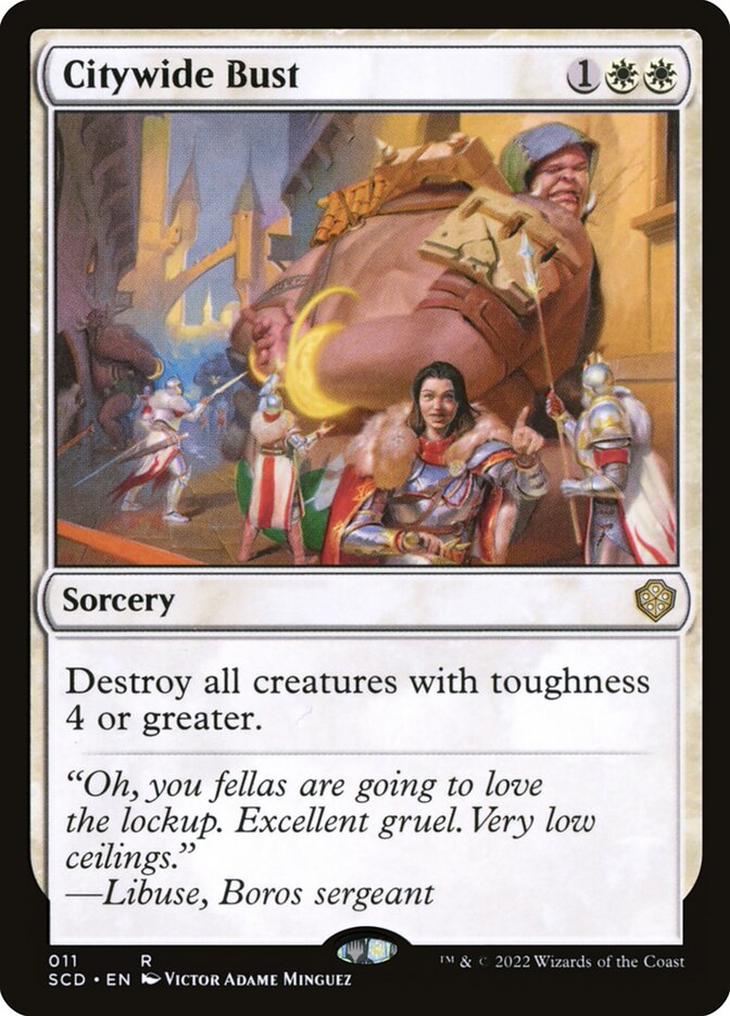 Citywide Bust (Starter Commander Decks)