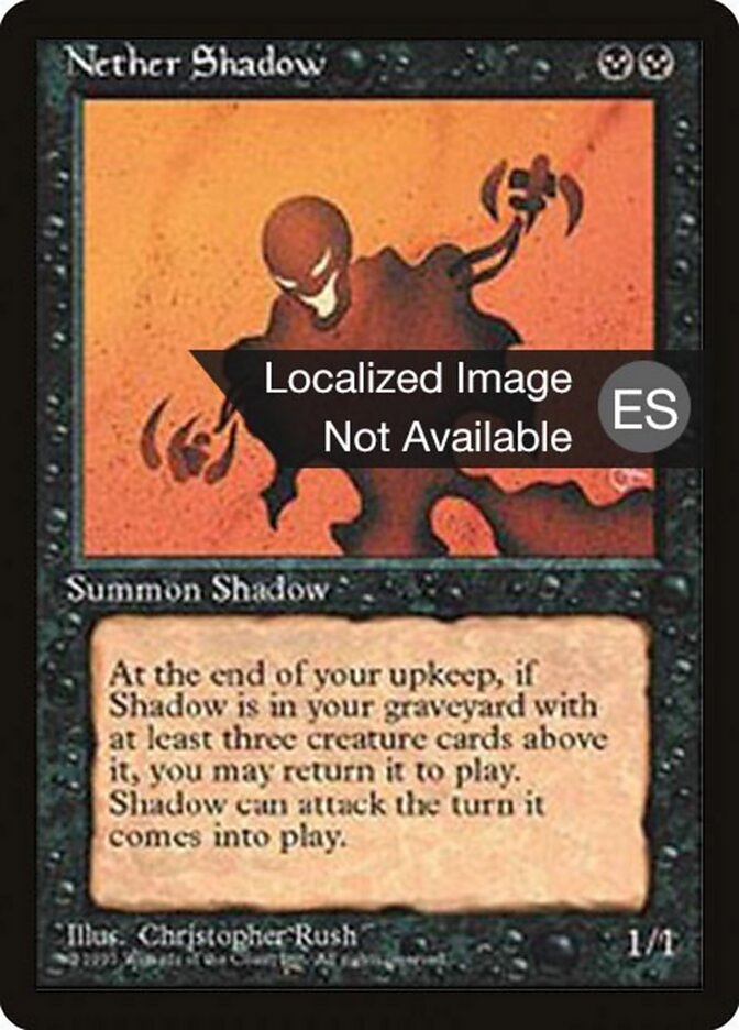 Nether Shadow (Fourth Edition Foreign Black Border)