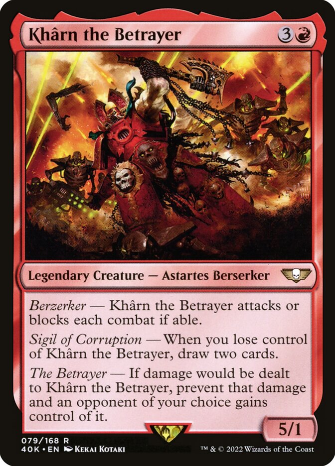 Khârn the Betrayer (Warhammer 40,000 Commander)