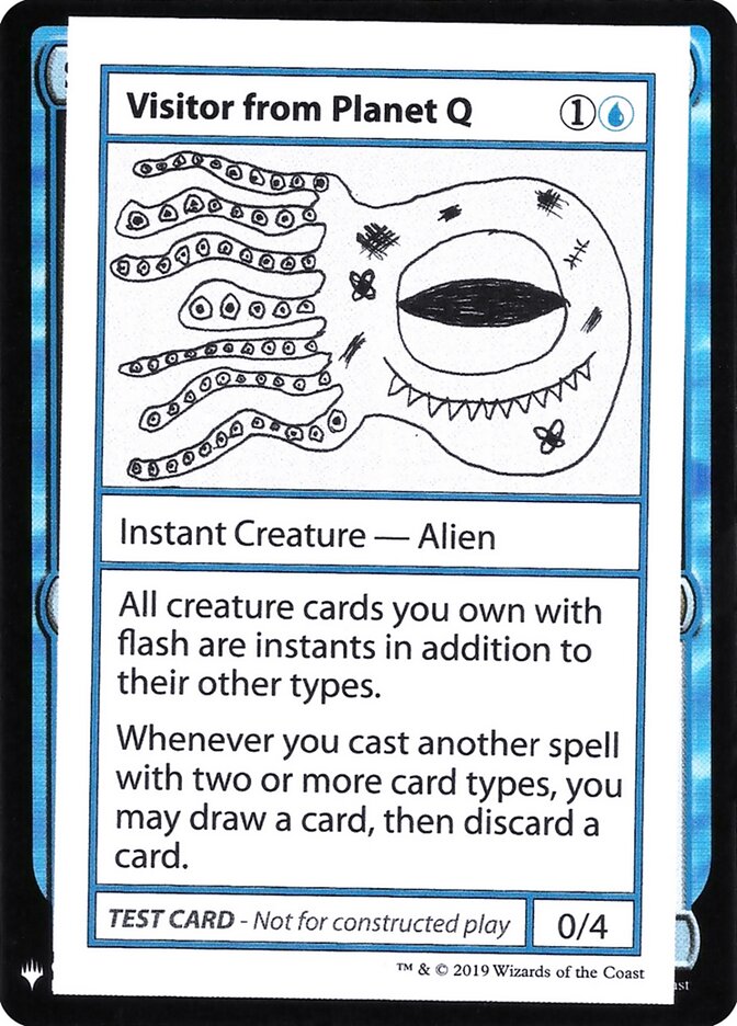 Visitor from Planet Q (Mystery Booster Playtest Cards 2019)
