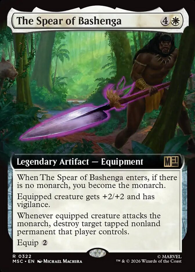 The Spear of Bashenga (Marvel Super Heroes Commander)