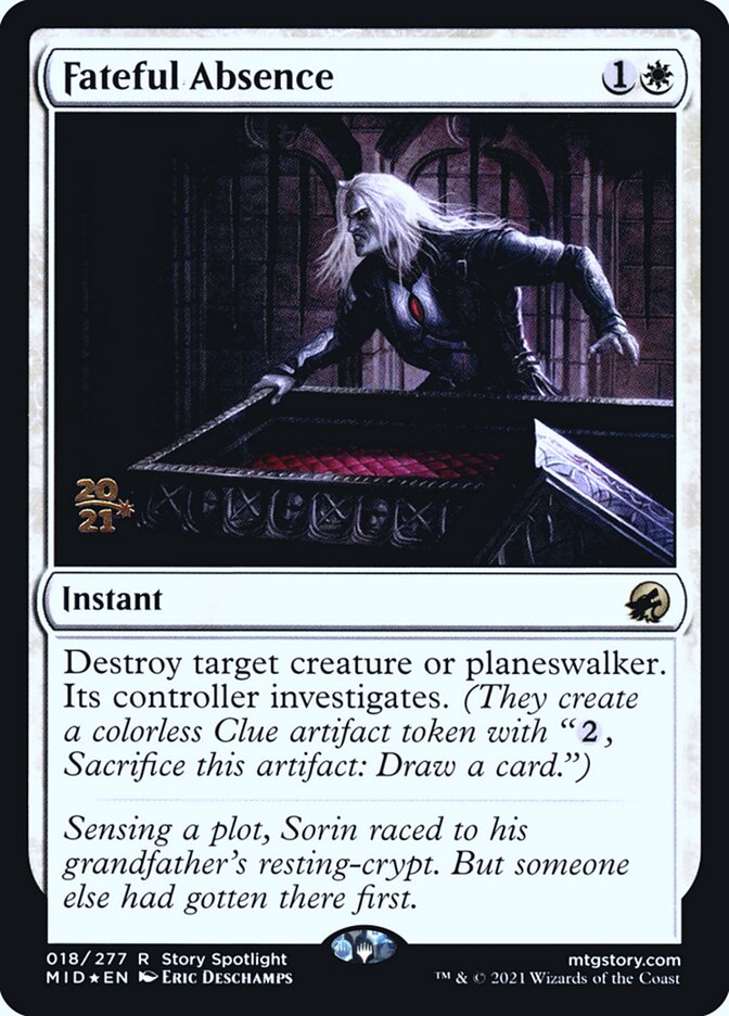 Fateful Absence (Innistrad: Midnight Hunt Promos)