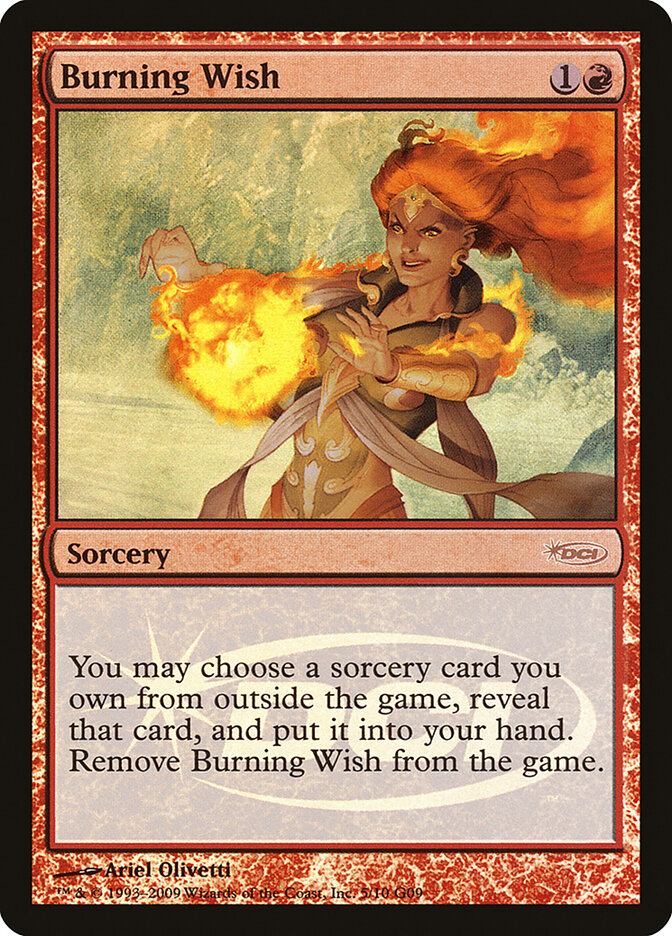 Burning Wish (Judge Gift Cards 2009)