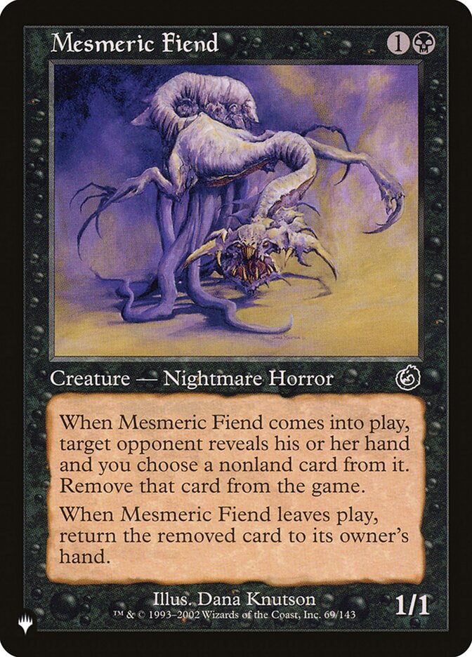 Mesmeric Fiend (The List)
