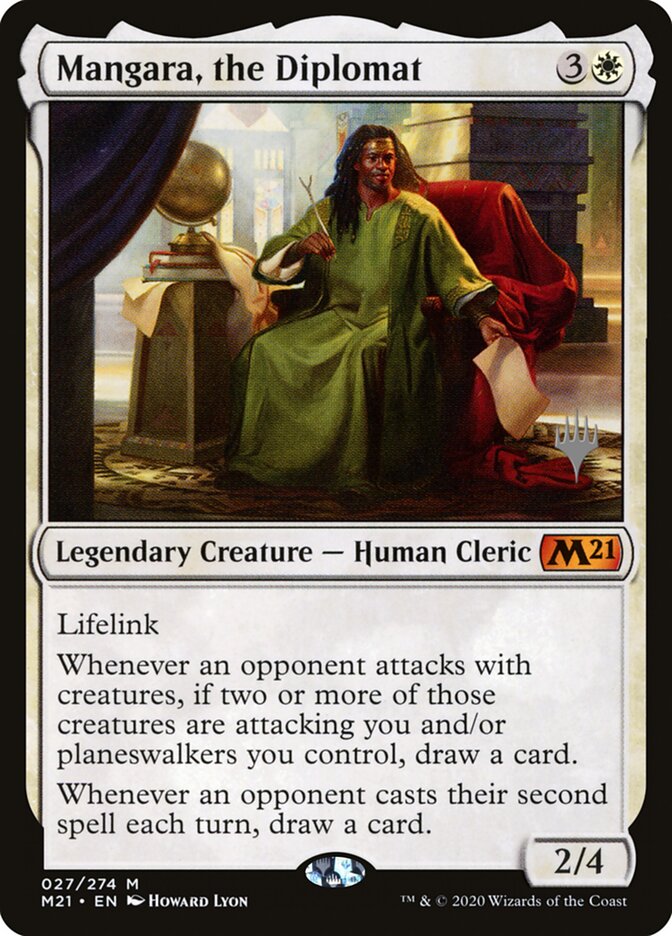 Mangara, the Diplomat (Core Set 2021 Promos)