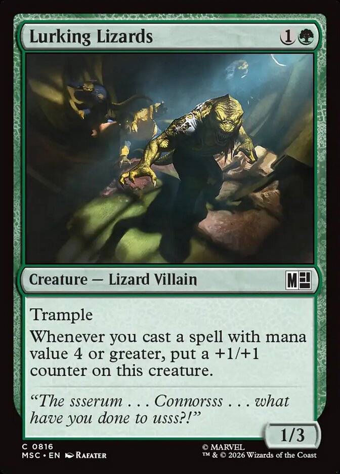 Lurking Lizards (Marvel Super Heroes Commander)