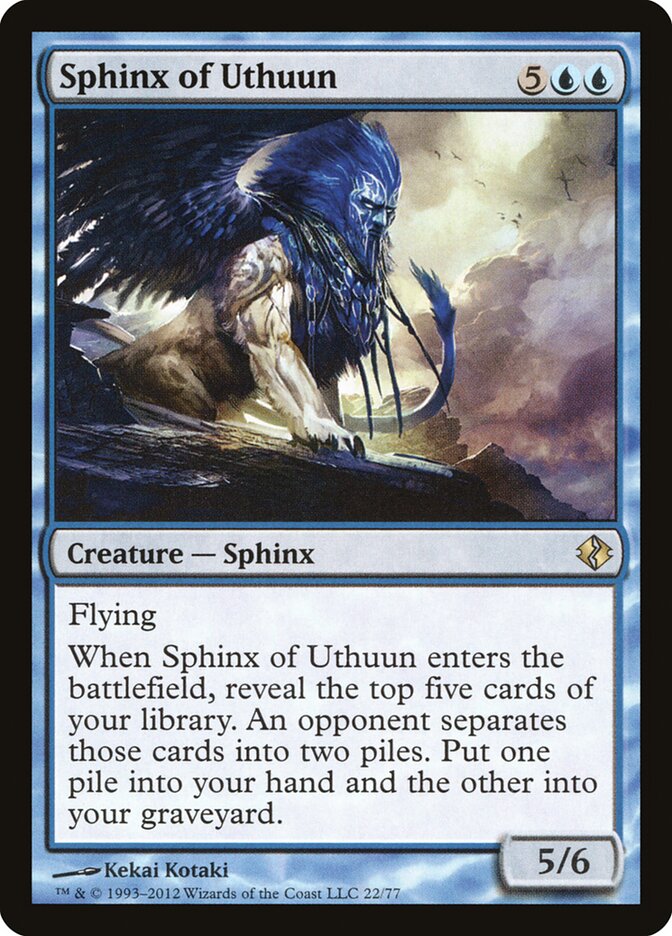Sphinx of Uthuun (Duel Decks: Venser vs. Koth)