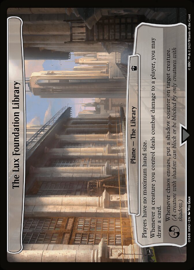 The Lux Foundation Library (Doctor Who)