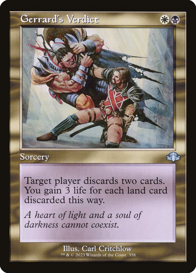 Gerrard's Verdict (Dominaria Remastered)