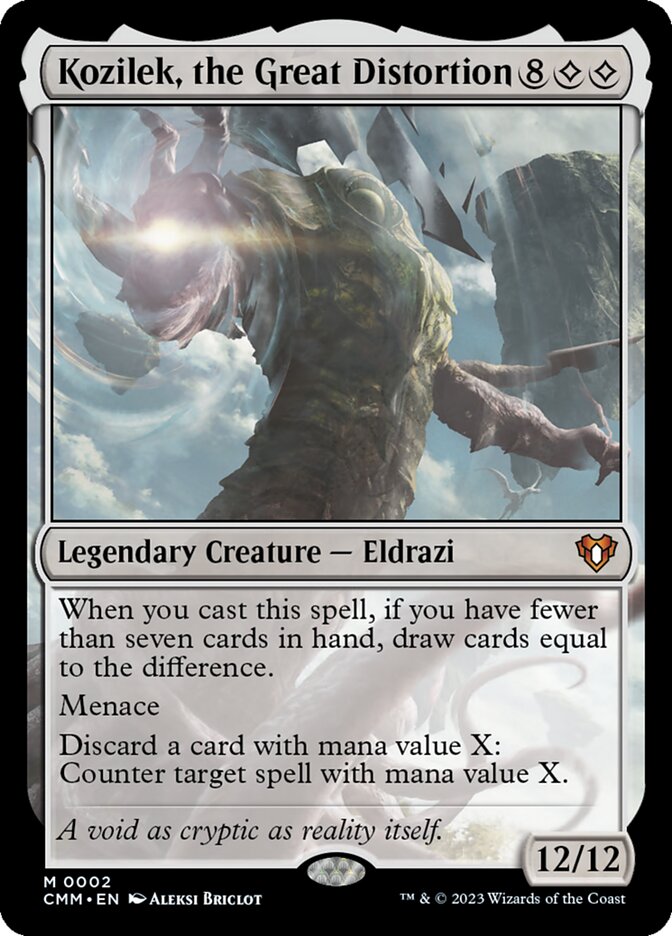 Kozilek, the Great Distortion (Commander Masters)