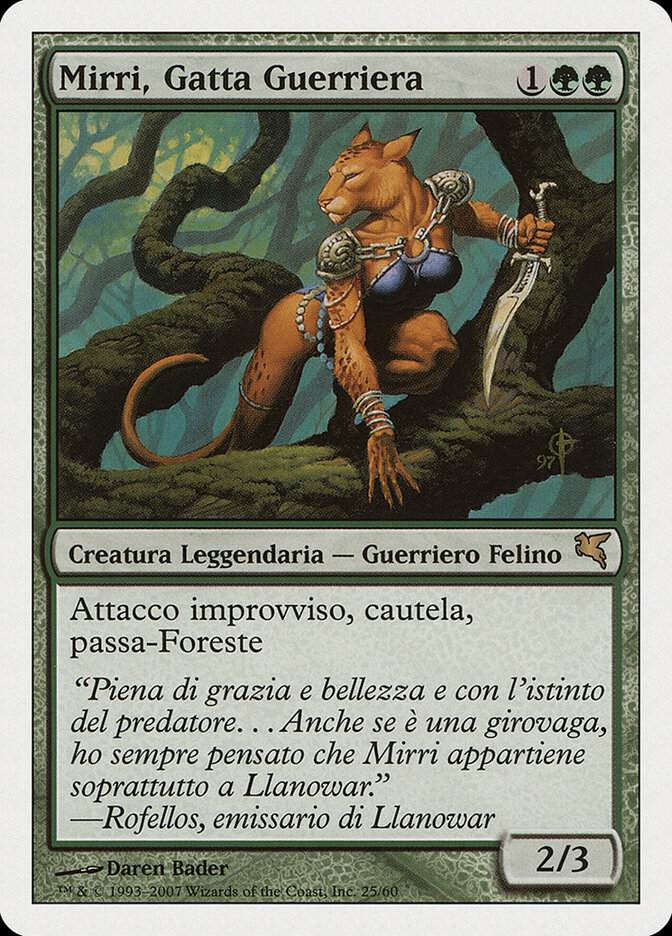 Mirri, Cat Warrior (Salvat 2005)