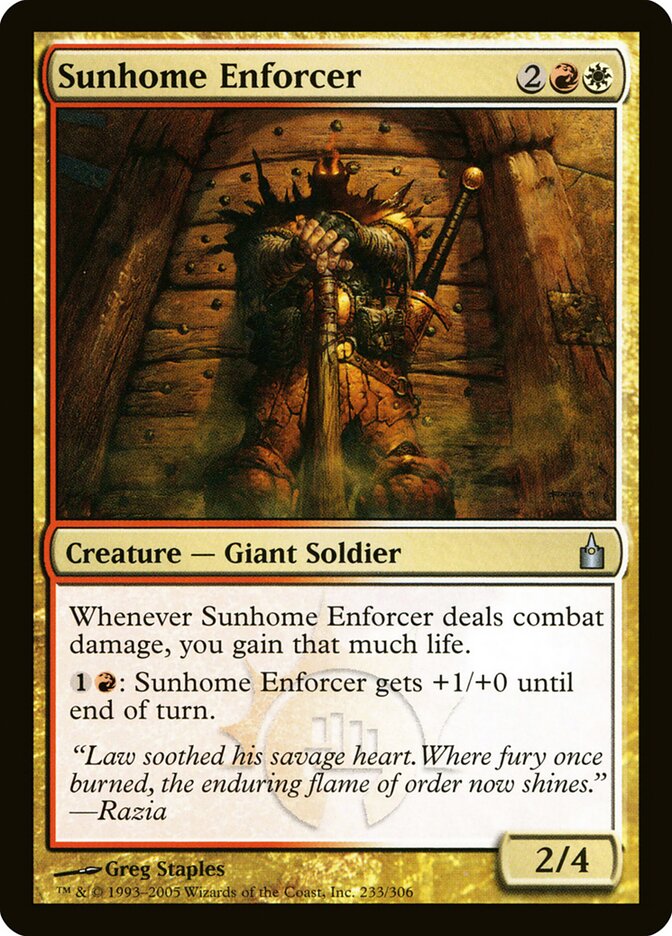 Sunhome Enforcer (Ravnica: City of Guilds)