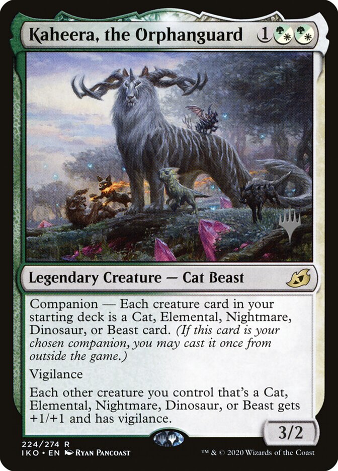 Kaheera, the Orphanguard (Ikoria: Lair of Behemoths Promos)