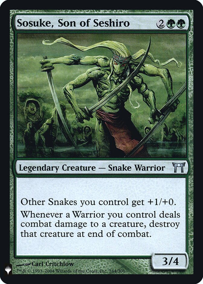 Sosuke, Son of Seshiro (The List)