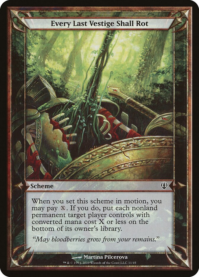 Every Last Vestige Shall Rot (Archenemy Schemes)