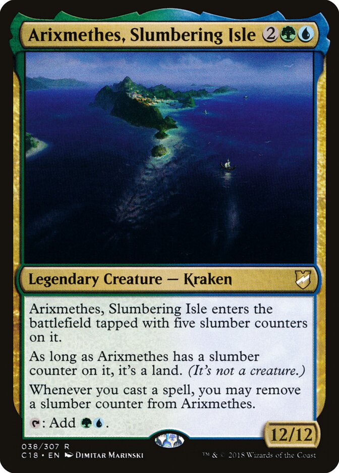 Arixmethes, Slumbering Isle (Commander 2018)