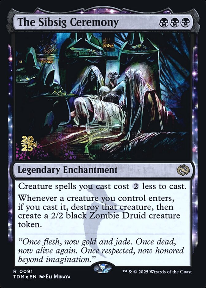The Sibsig Ceremony (Tarkir: Dragonstorm Promos)