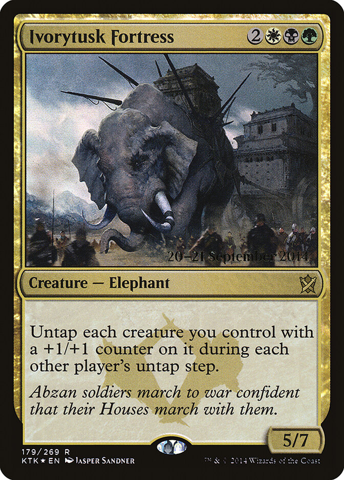 Ivorytusk Fortress (Khans of Tarkir Promos)