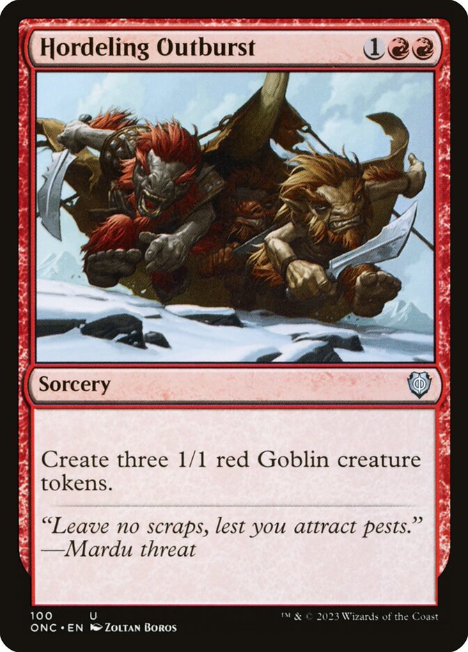 Hordeling Outburst (Phyrexia: All Will Be One Commander)
