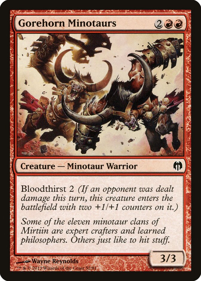 Gorehorn Minotaurs (Duel Decks: Heroes vs. Monsters)