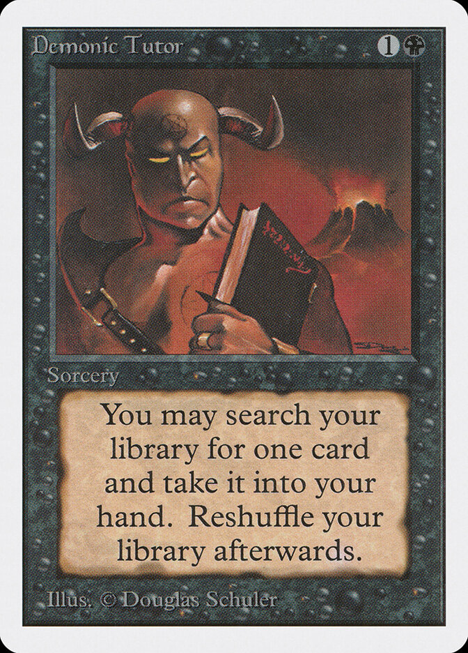 Demonic Tutor (Unlimited Edition)