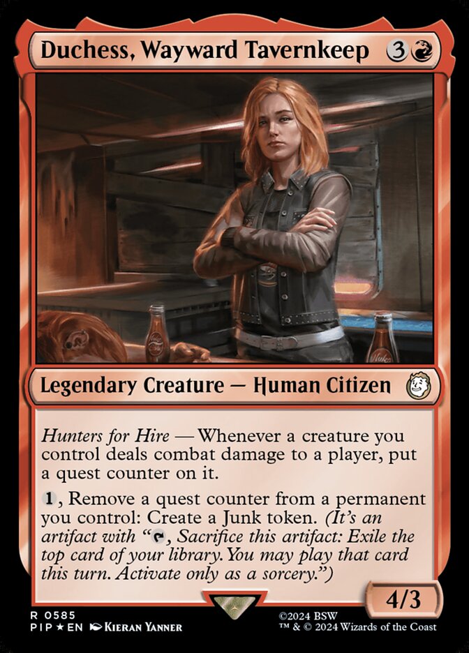 Duchess, Wayward Tavernkeep (Fallout)