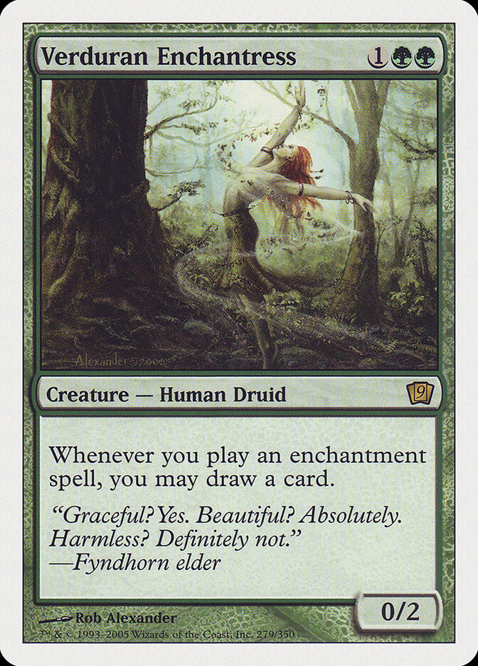 Verduran Enchantress (Ninth Edition)