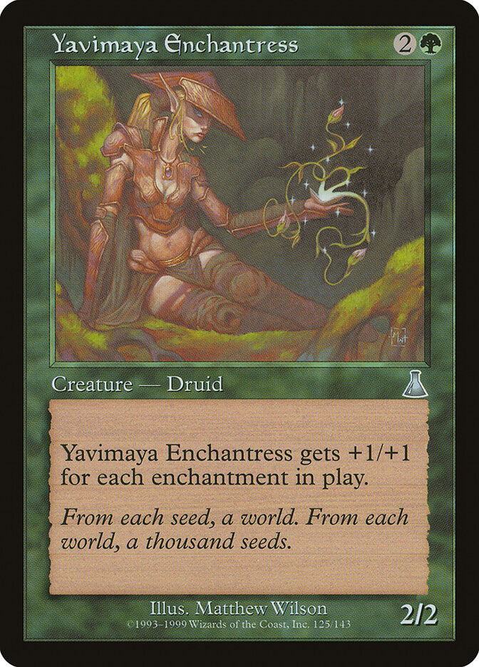 Yavimaya Enchantress (Urza's Destiny)