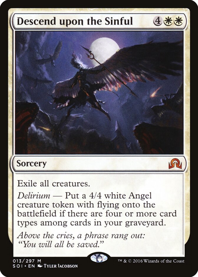 Descend upon the Sinful (Shadows over Innistrad)