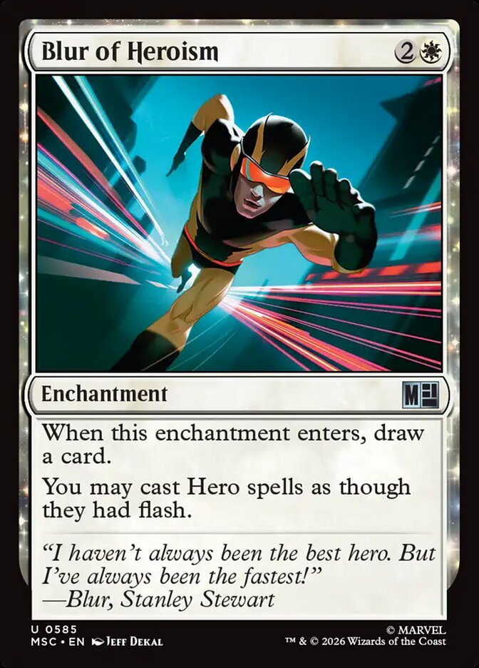 Blur of Heroism (Marvel Super Heroes Commander)