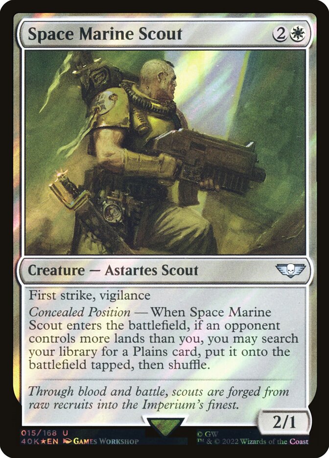 Space Marine Scout (Warhammer 40,000 Commander)