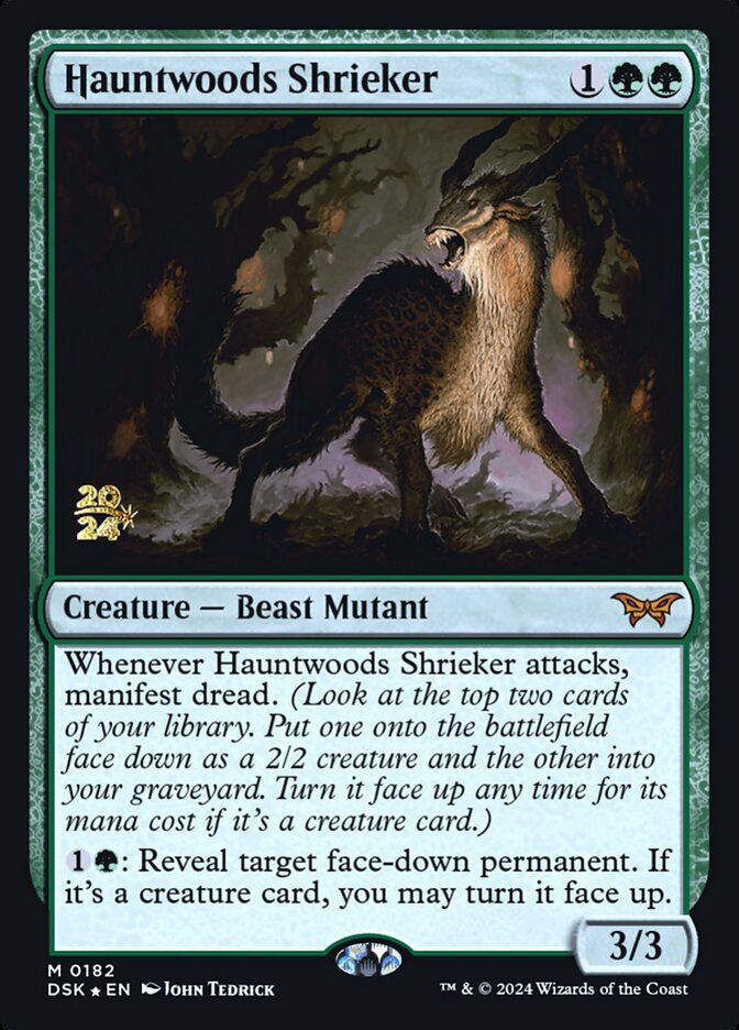 Hauntwoods Shrieker (Duskmourn: House of Horror Promos)