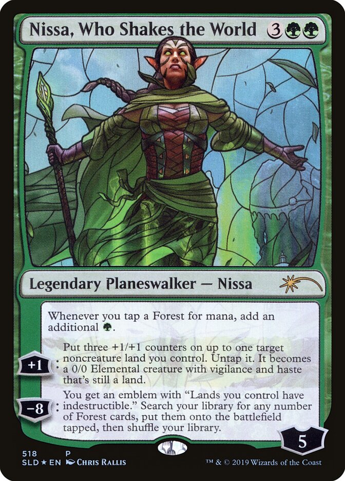 Nissa, Who Shakes the World (Secret Lair Drop)