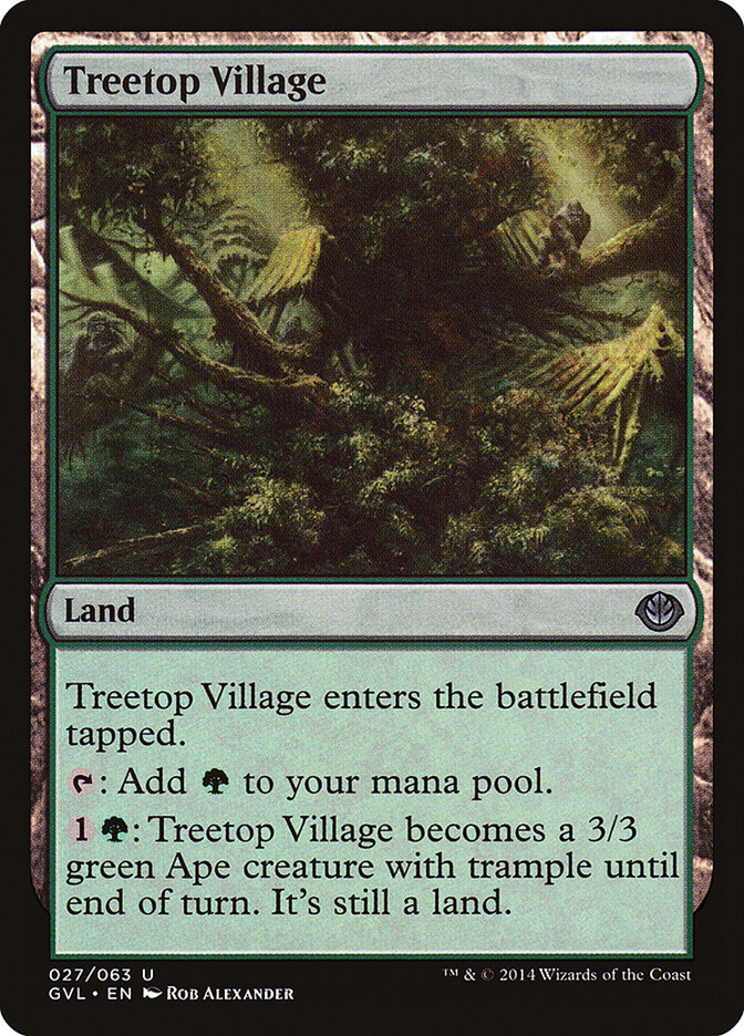 Treetop Village (Duel Decks Anthology: Garruk vs. Liliana)