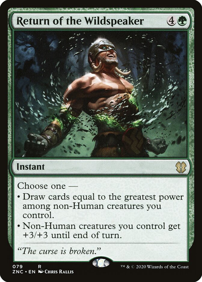 Return of the Wildspeaker (Zendikar Rising Commander)