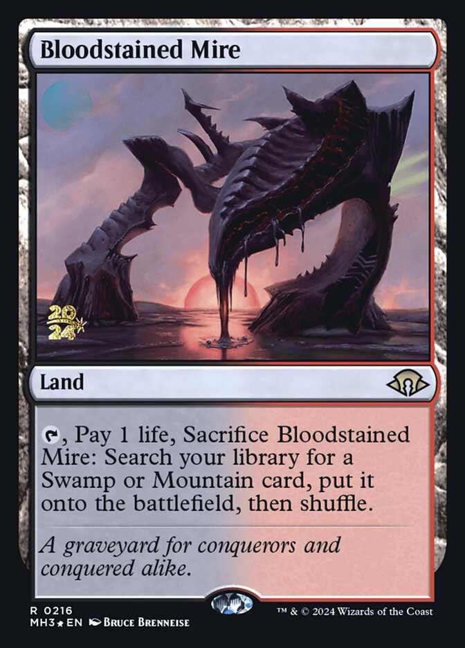 Bloodstained Mire (Modern Horizons 3 Promos)